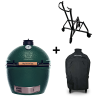 Big Green Egg XLarge + IntEGGrated Nest + Handler + Cover